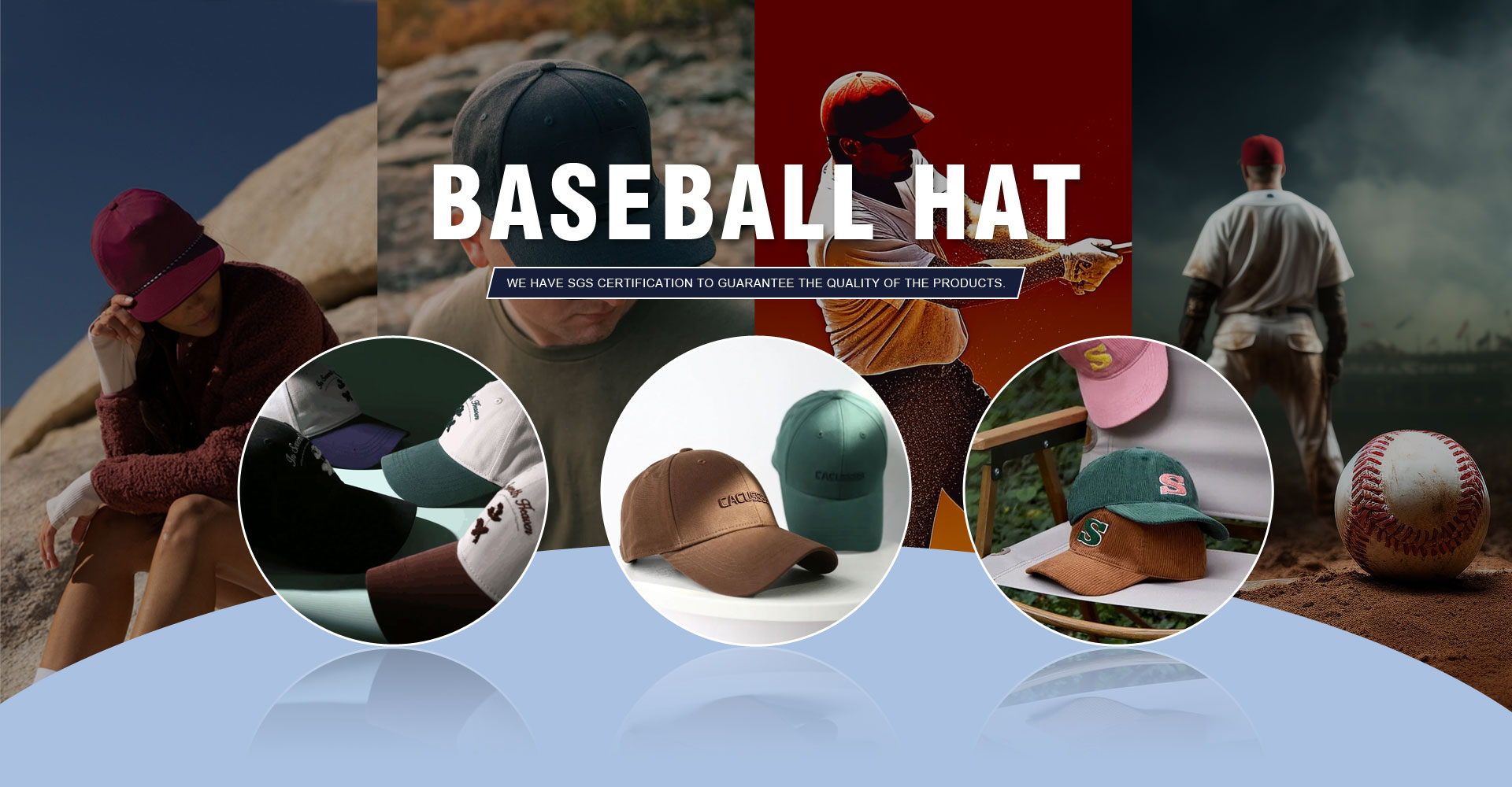 Dodavatel baseballových klobouků