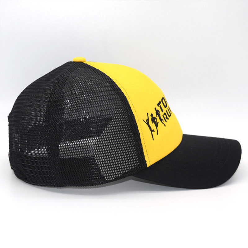 6 panel trucker hat